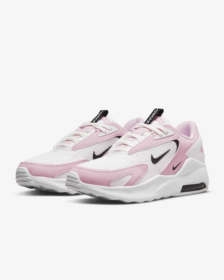 Zapatillas Nike Air Max Bolt Mujer Blancas Rosas Claro Negras | FYENM-6895