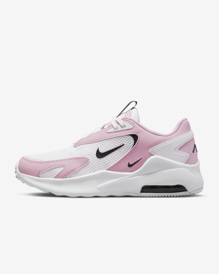 Zapatillas Nike Air Max Bolt Mujer Blancas Rosas Claro Negras | FYENM-6895