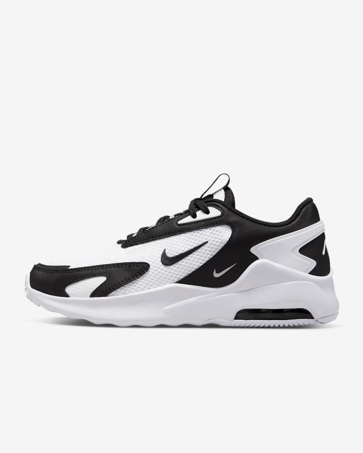 Zapatillas Nike Air Max Bolt Mujer Blancas Negras | HLPIS-9152