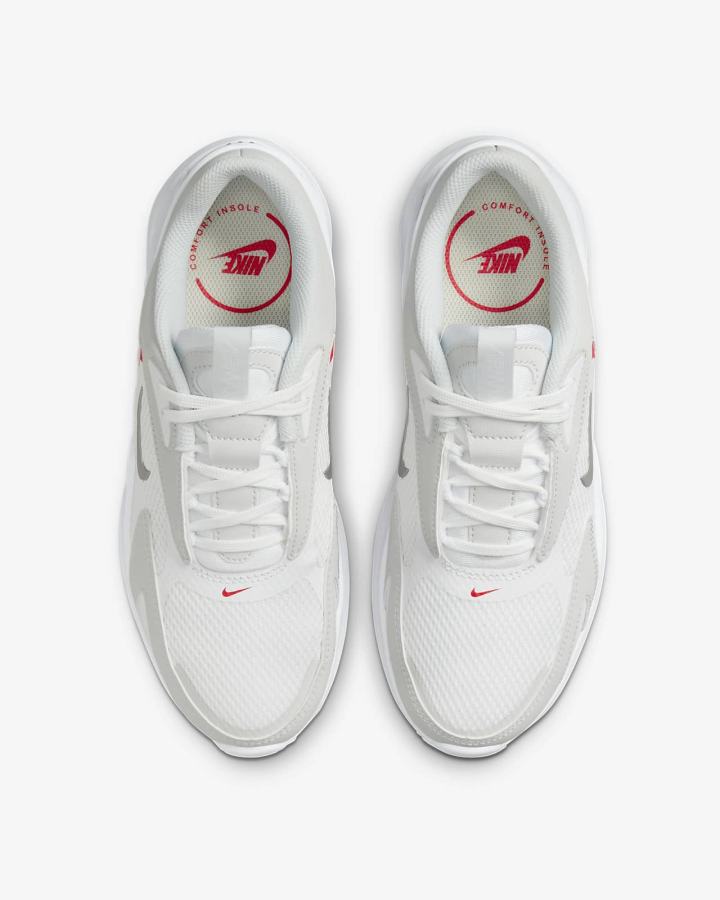 Zapatillas Nike Air Max Bolt Mujer Blancas Rojas Metal Plateadas | OFBCX-5126