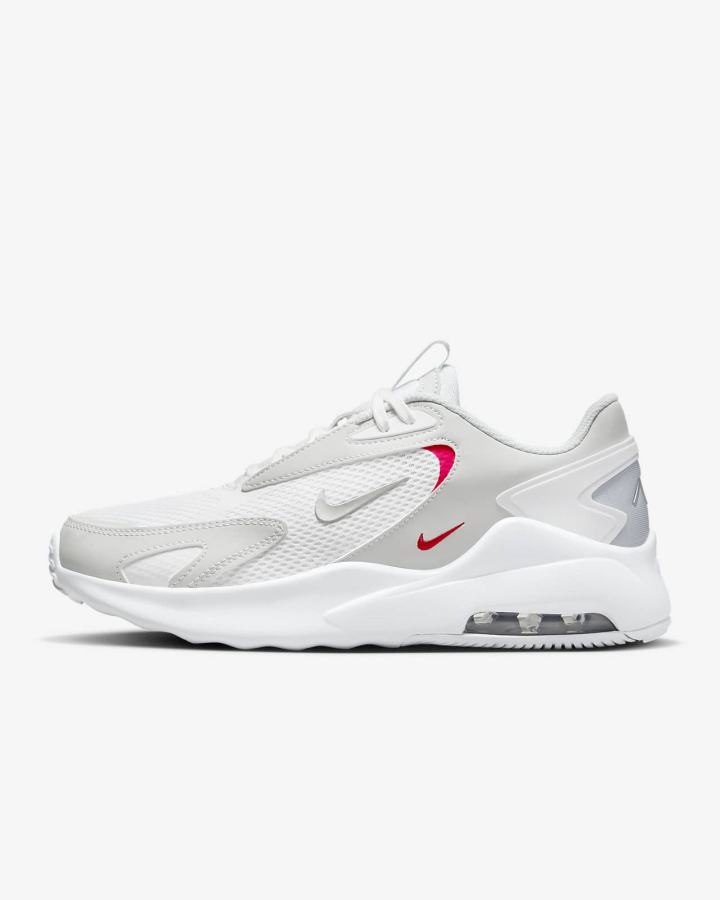 Zapatillas Nike Air Max Bolt Mujer Blancas Rojas Metal Plateadas | OFBCX-5126