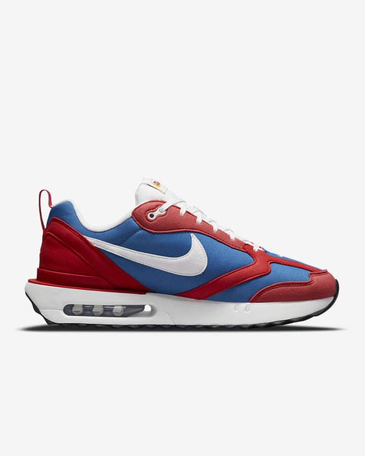 Zapatillas Nike Air Max Dawn Hombre Azul Real Rojas Beige Claro Blancas | VXOSB-7320