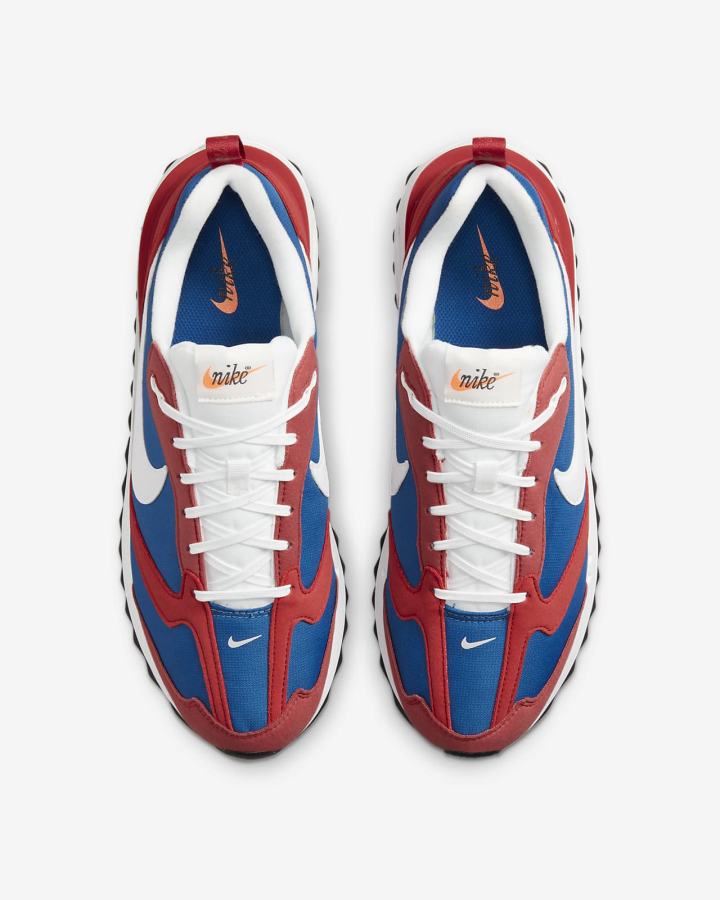 Zapatillas Nike Air Max Dawn Hombre Azul Real Rojas Beige Claro Blancas | VXOSB-7320