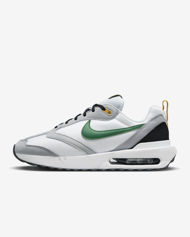 Zapatillas Nike Air Max Dawn Hombre Blancas Negras Doradas Verde | FJAOB-3284