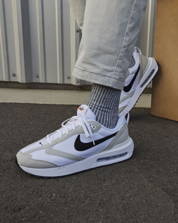 Zapatillas Nike Air Max Dawn Hombre Blancas Beige Claro Negras | LTMFX-9260