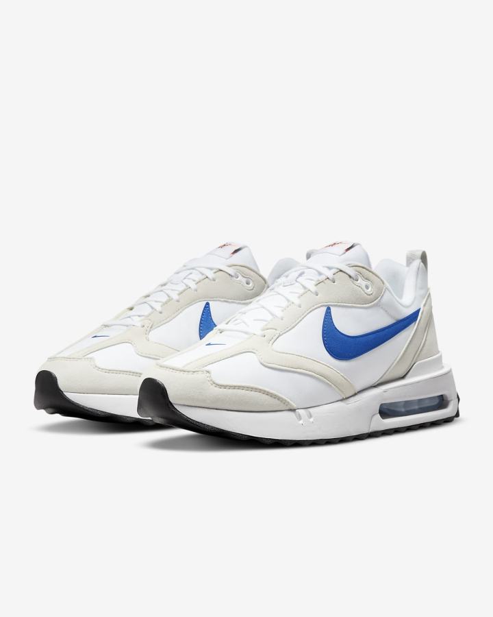Zapatillas Nike Air Max Dawn Hombre Blancas Beige Claro Negras Azul Real | WPEIY-4269
