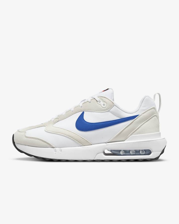 Zapatillas Nike Air Max Dawn Hombre Blancas Beige Claro Negras Azul Real | WPEIY-4269