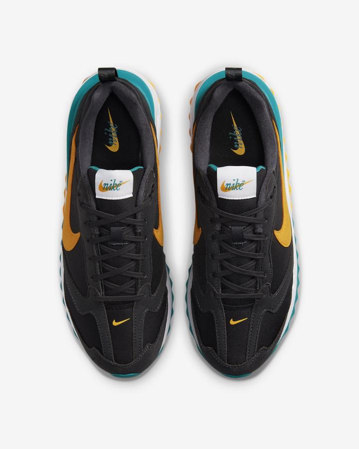 Zapatillas Nike Air Max Dawn Hombre Gris Oscuro Negras Doradas | LFUXT-8450