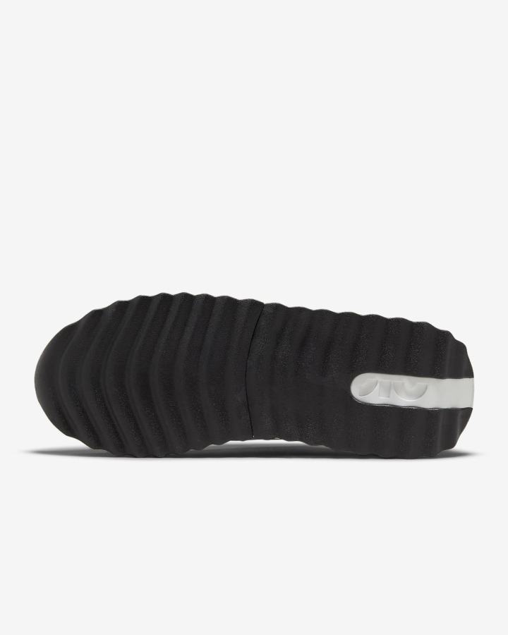 Zapatillas Nike Air Max Dawn Hombre Negras Metal Plateadas Naranjas Blancas | QSRDA-4601