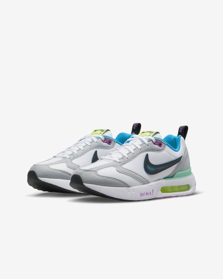 Zapatillas Nike Air Max Dawn Kids Niña Blancas Azules Gris Negras | PWCFD-1097