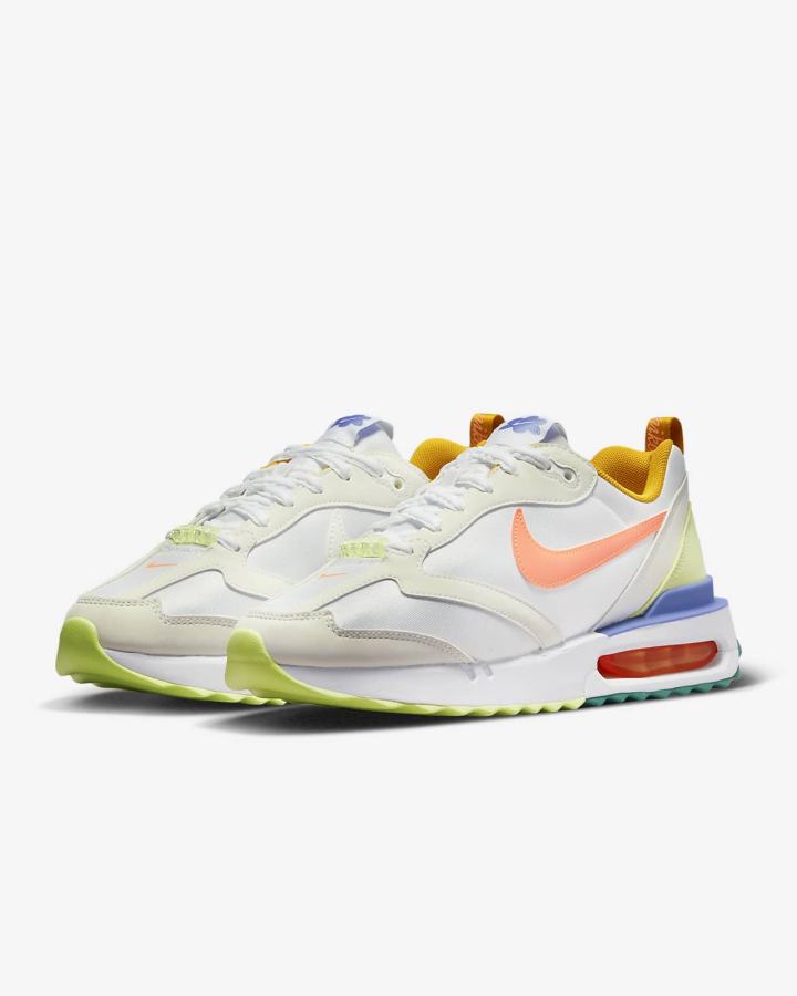 Zapatillas Nike Air Max Dawn Mujer Blancas Verde Claro Coral Creme | ZPQFL-0476