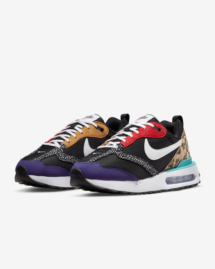 Zapatillas Nike Air Max Dawn Mujer Negras Rojas Moradas Blancas | FUKLC-2470