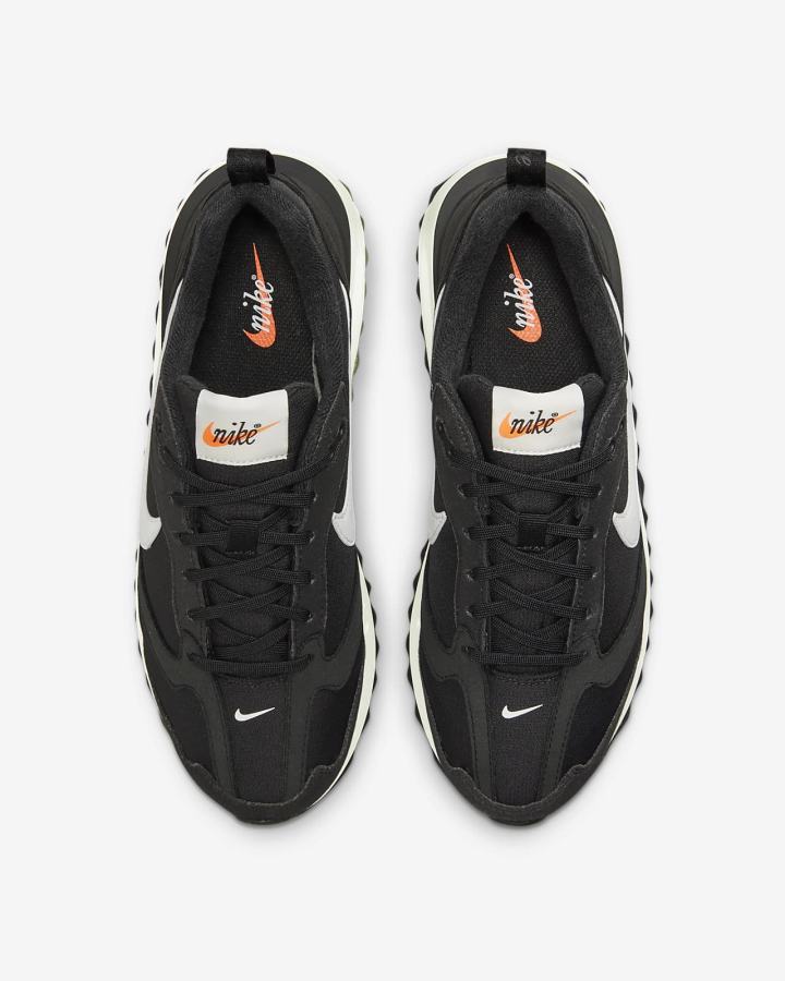 Zapatillas Nike Air Max Dawn Mujer Negras Metal Plateadas Naranjas Blancas | HOTXI-9304