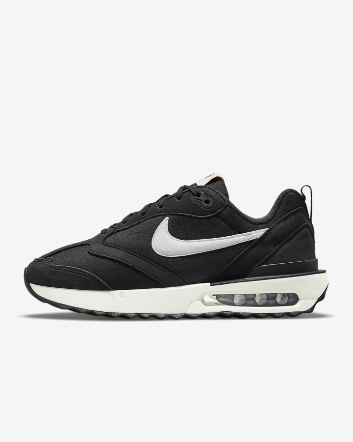 Zapatillas Nike Air Max Dawn Mujer Negras Metal Plateadas Naranjas Blancas | HOTXI-9304