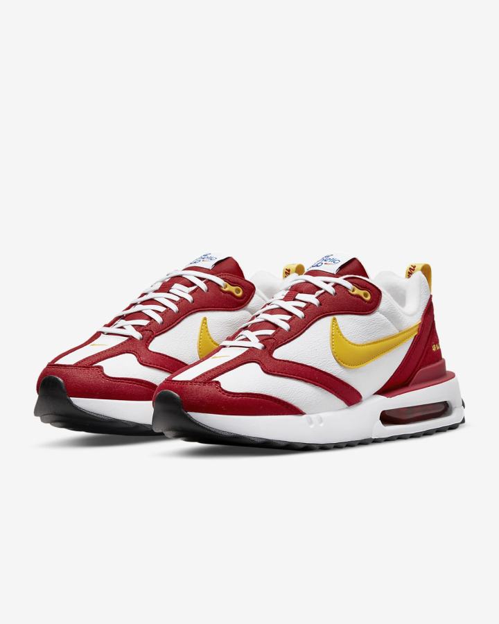 Zapatillas Nike Air Max Dawn Mujer Rojas Blancas Negras | JESUZ-8193