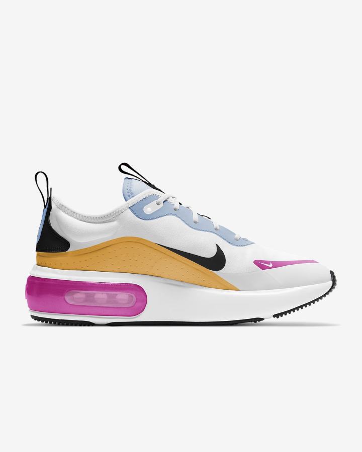 Zapatillas Nike Air Max Dia Mujer Blancas Azules Negras | DHZVJ-6294