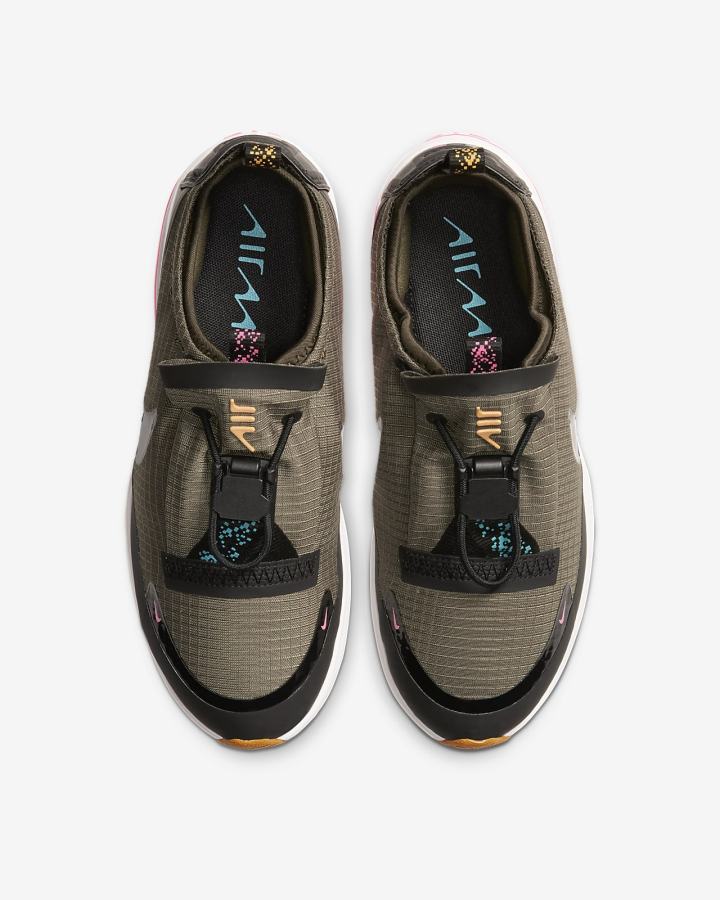 Zapatillas Nike Air Max Dia Winter Mujer Kaki Blancas Doradas Negras | LRUFX-7309
