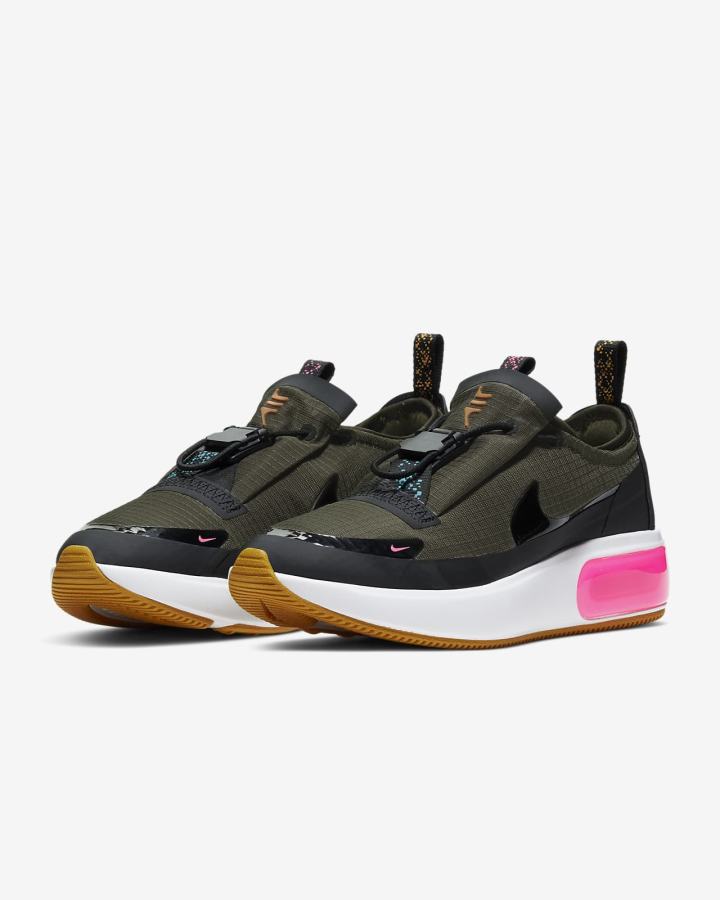 Zapatillas Nike Air Max Dia Winter Mujer Kaki Blancas Doradas Negras | LRUFX-7309