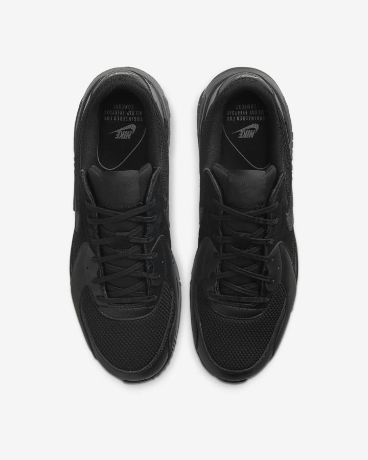 Zapatillas Nike Air Max Excee Hombre Negras Gris Oscuro Negras | GCSUW-1946