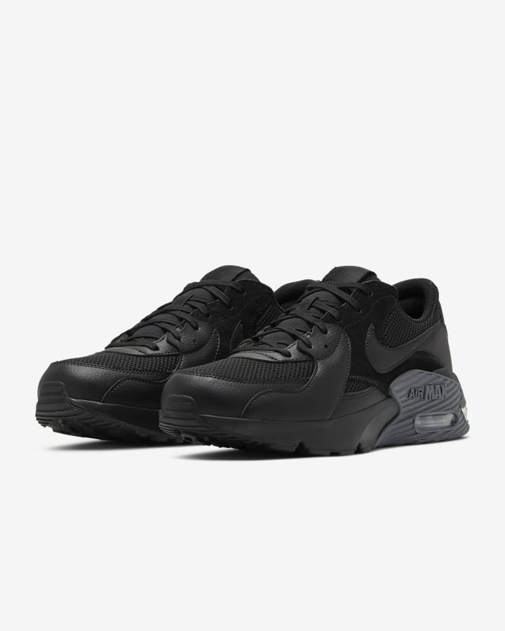 Zapatillas Nike Air Max Excee Hombre Negras Gris Oscuro Negras | GCSUW-1946