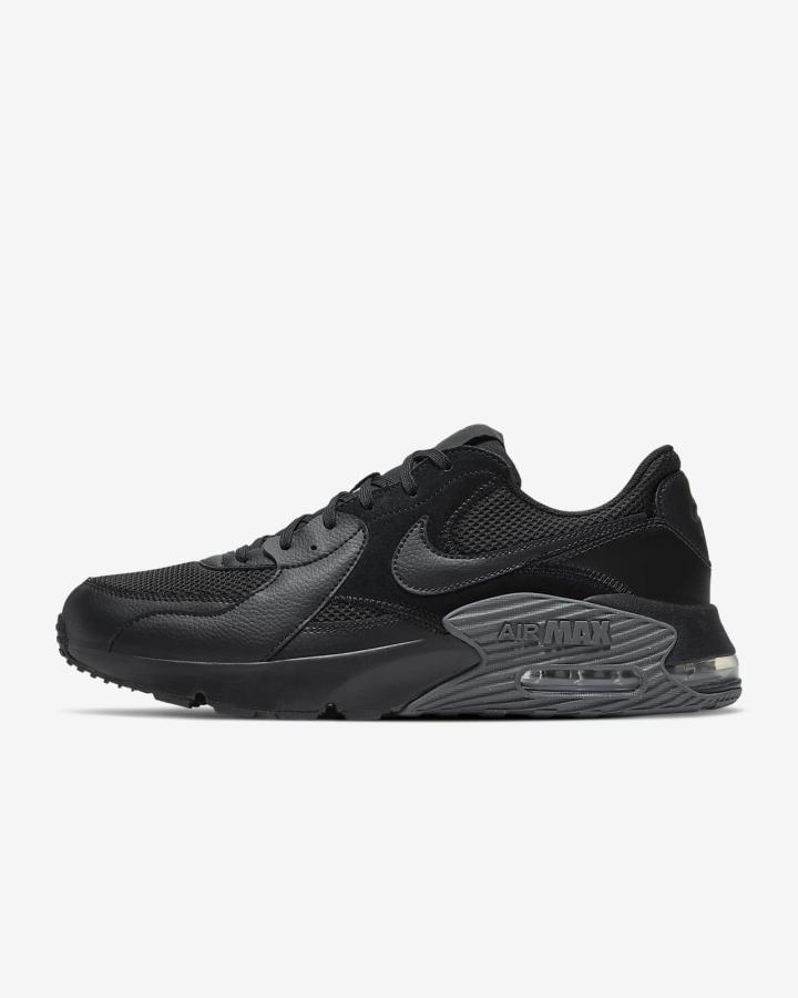 Zapatillas Nike Air Max Excee Hombre Negras Gris Oscuro Negras | GCSUW-1946