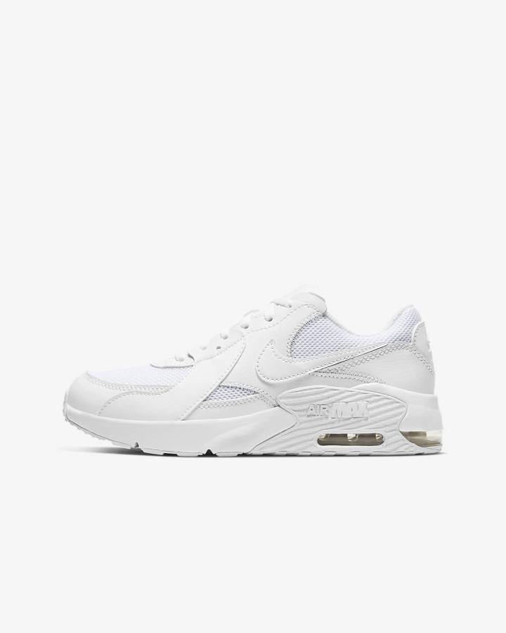 Zapatillas Nike Air Max Excee Kids Niña Blancas | SRGBZ-9172