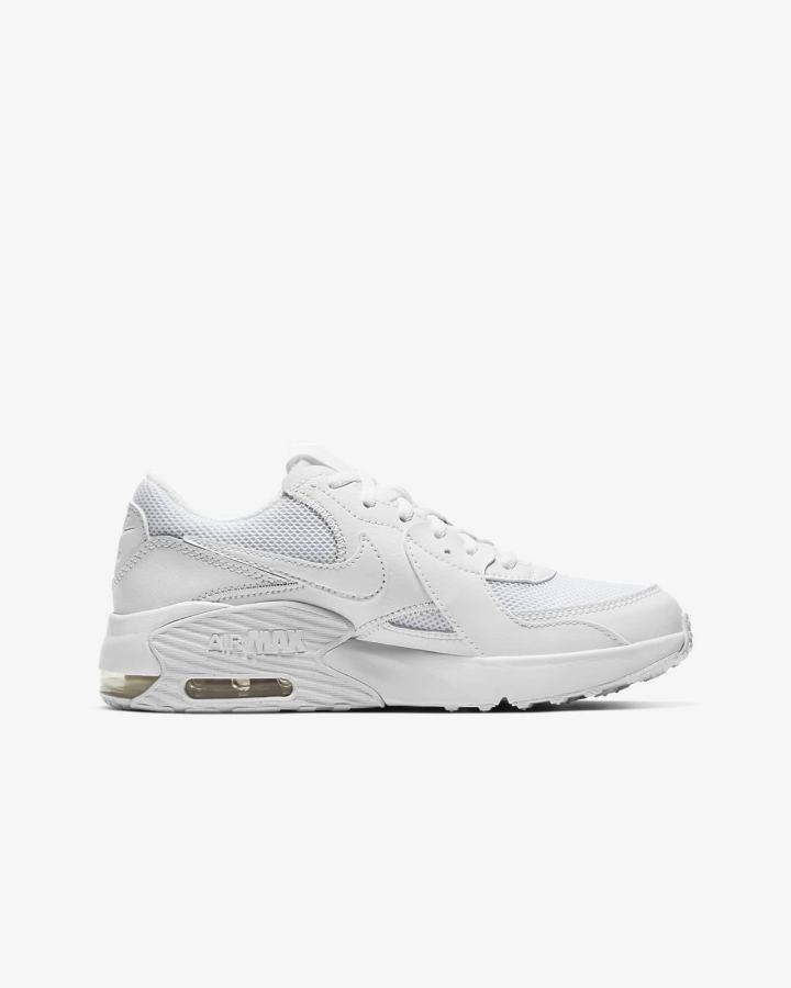 Zapatillas Nike Air Max Excee Kids Niño Blancas | IYCKX-3692