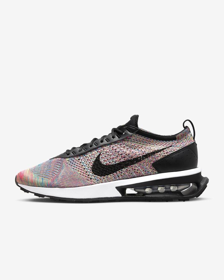 Zapatillas Nike Air Max Flyknit Racer Hombre Verde Rosas Azules Negras | CUZNA-6571