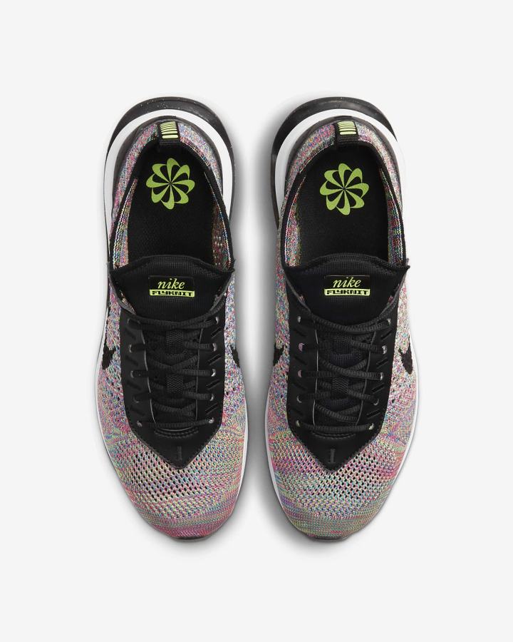 Zapatillas Nike Air Max Flyknit Racer Mujer Verde Rosas Azules Negras | ZQNKE-2015