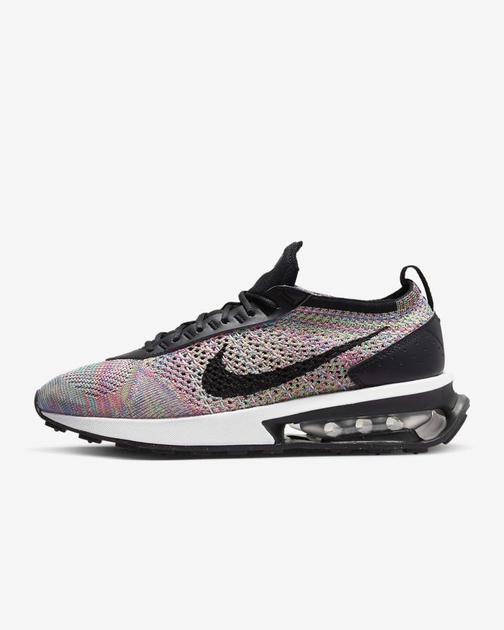 Zapatillas Nike Air Max Flyknit Racer Mujer Verde Rosas Azules Negras | ZQNKE-2015