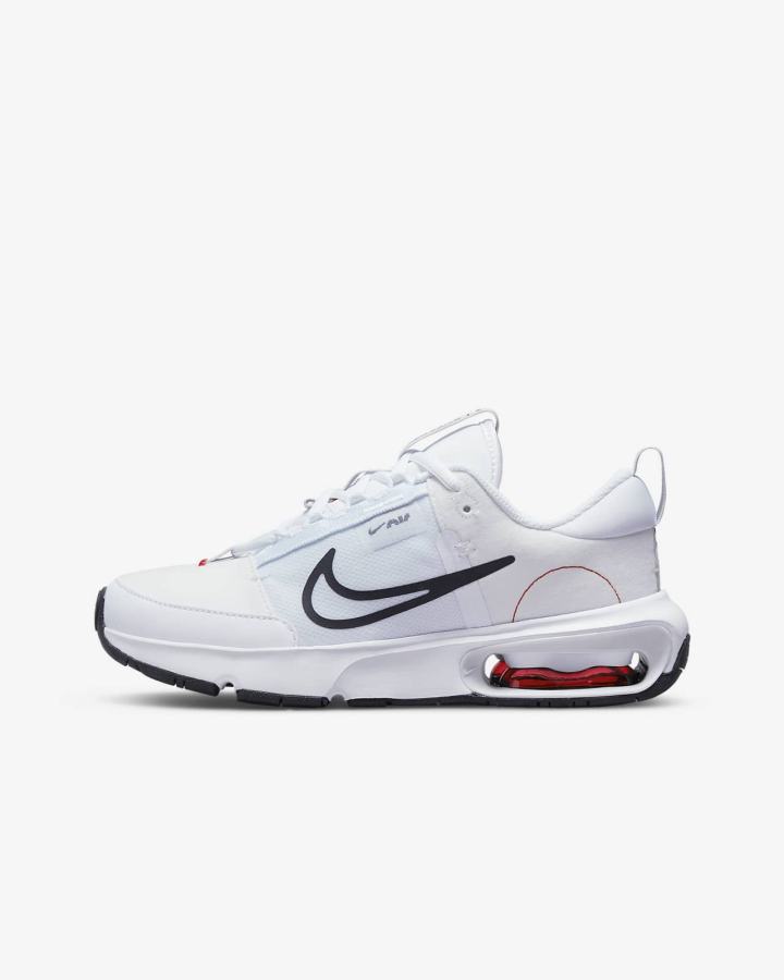 Zapatillas Nike Air Max INTRLK Kids Niña Blancas Rojas Negras | PTXJW-5634