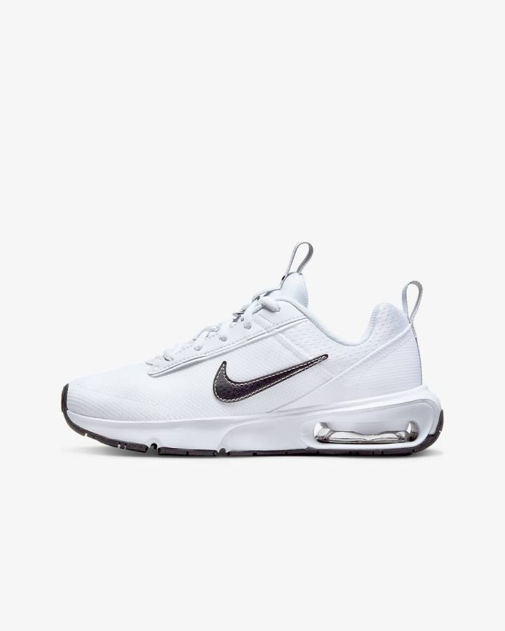 Zapatillas Nike Air Max INTRLK Lite Kids Niña Blancas Gris Negras | TNAZK-3087