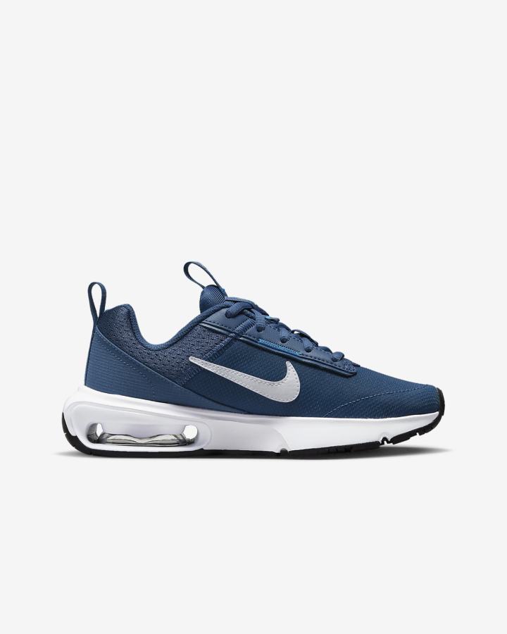 Zapatillas Nike Air Max INTRLK Lite Kids Niño Azul Marino Azules Claro Negras Blancas | XMKVL-9476