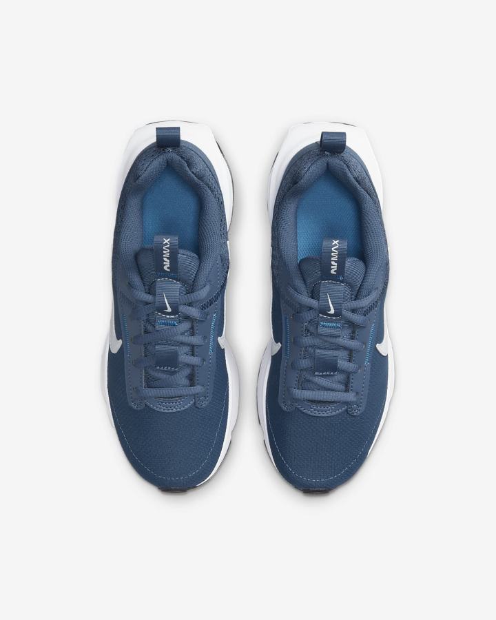 Zapatillas Nike Air Max INTRLK Lite Kids Niño Azul Marino Azules Claro Negras Blancas | XMKVL-9476