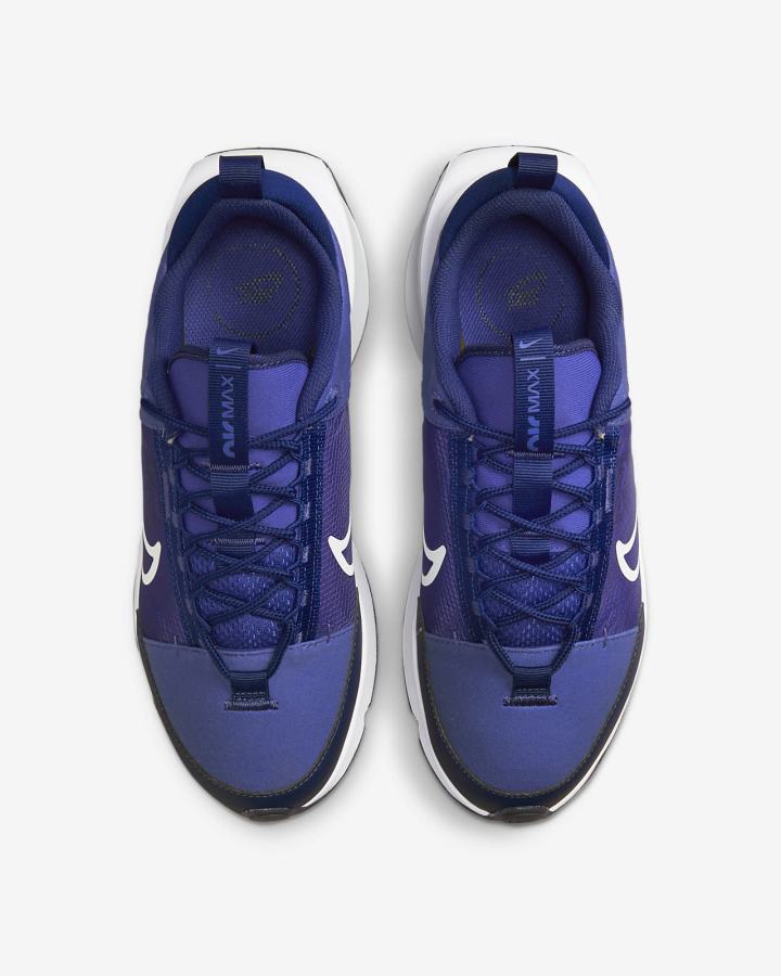 Zapatillas Nike Air Max INTRLK Mujer Azul Real Oscuro Azules Blancas Plateadas | JMZHV-1709