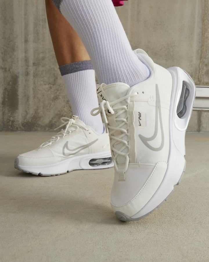 Zapatillas Nike Air Max INTRLK Mujer Blancas Gris Claro | GXAHJ-1209