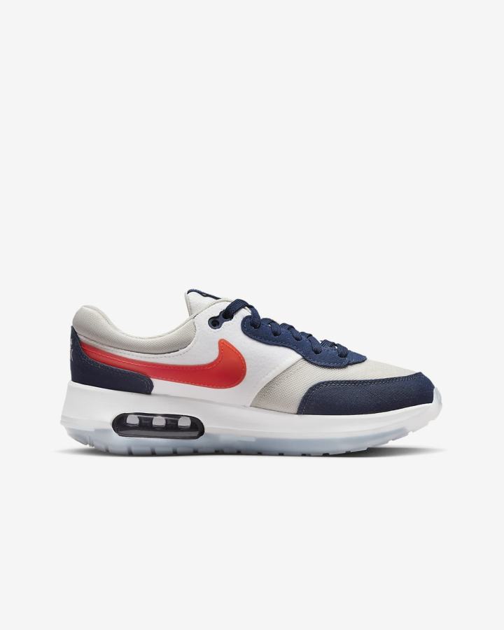 Zapatillas Nike Air Max Motif Kids Niña Beige Azul Marino Blancas Rojas | AYIDC-2649