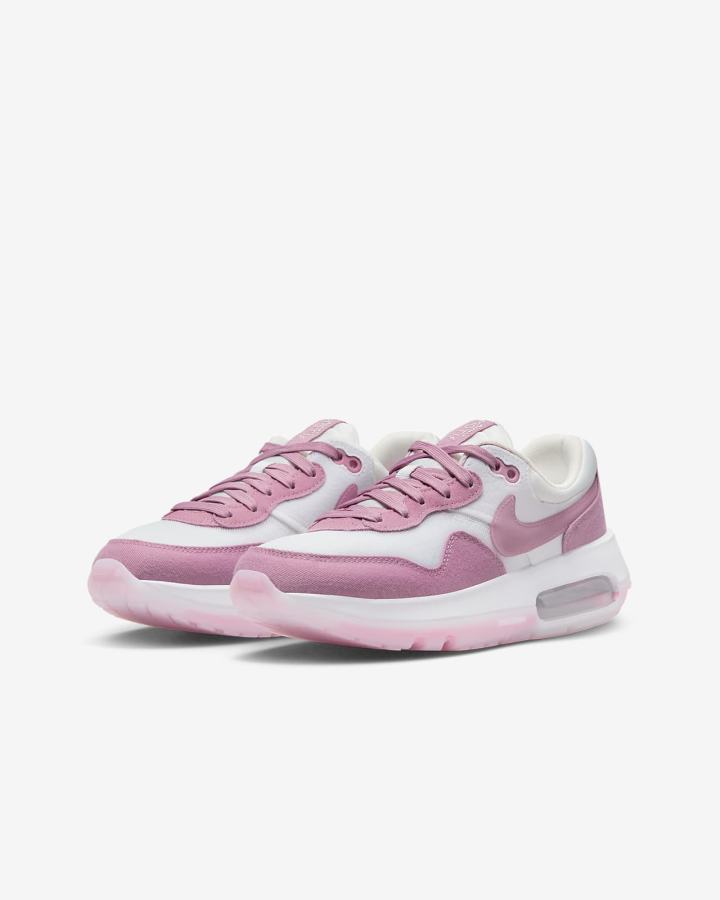 Zapatillas Nike Air Max Motif Kids Niña Blancas Rosas | HFKVB-3416