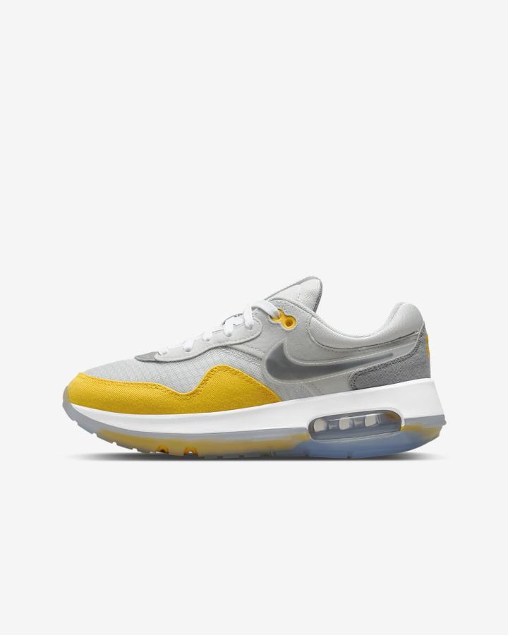 Zapatillas Nike Air Max Motif Kids Niña Gris Gris Claro Negras | MFEPR-5798