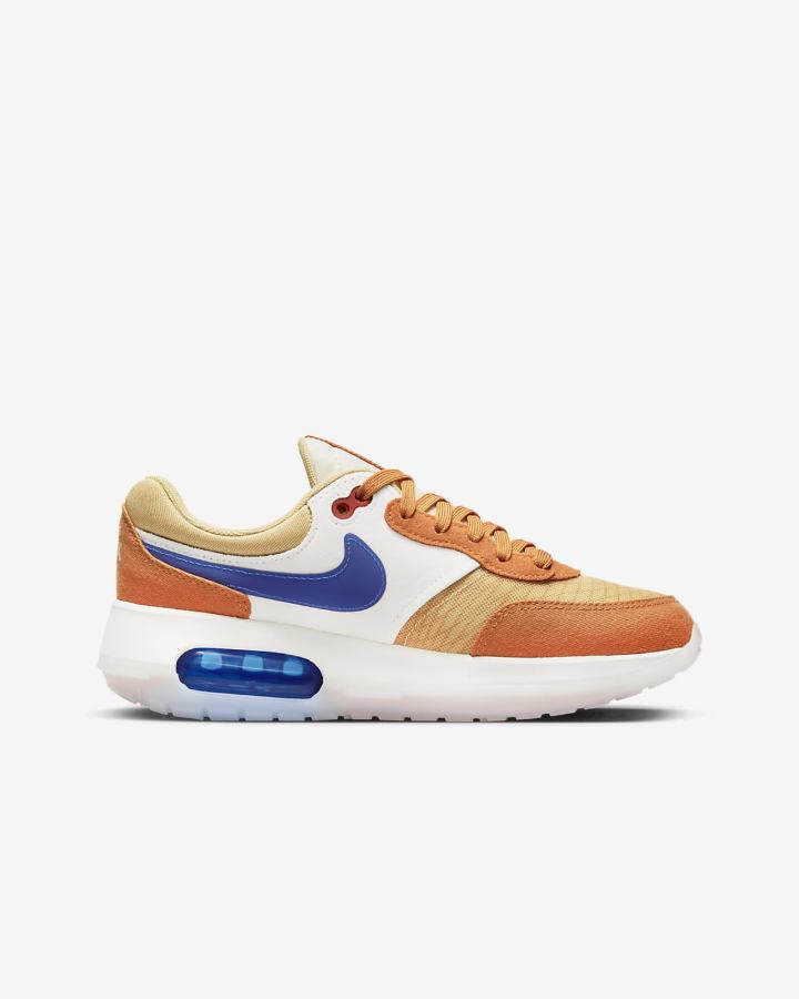 Zapatillas Nike Air Max Motif Kids Niña Amarillo Oscuro Azul Real | TLYXK-4936