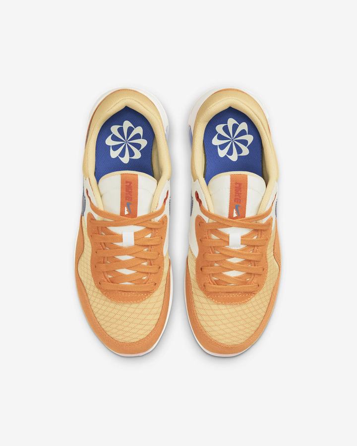 Zapatillas Nike Air Max Motif Kids Niña Amarillo Oscuro Azul Real | TLYXK-4936