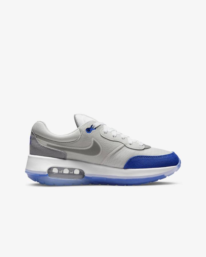 Zapatillas Nike Air Max Motif Kids Niña Azul Real Gris Negras | UXRME-8963