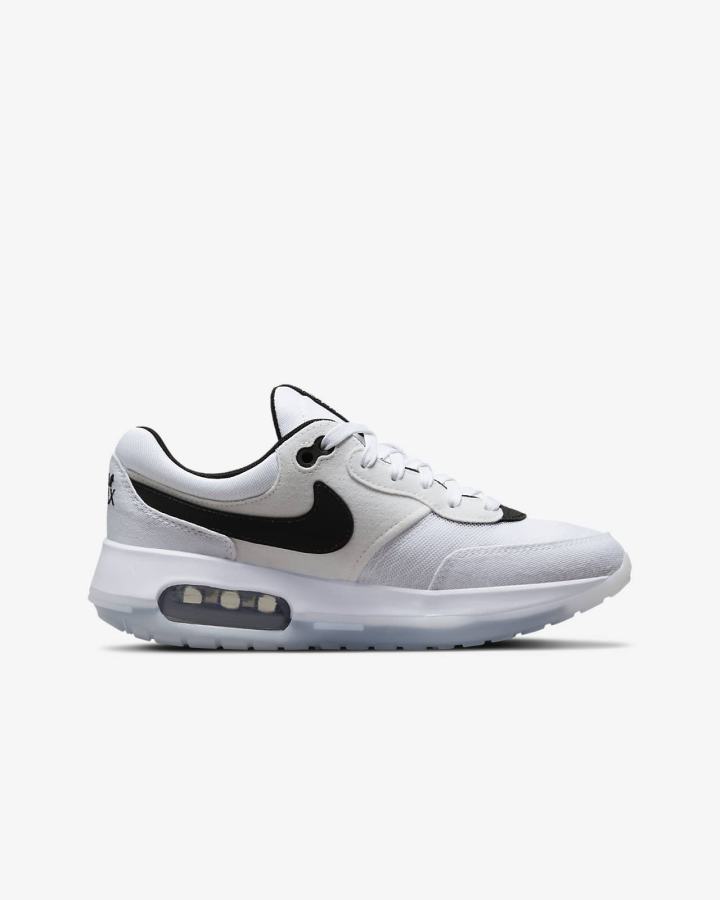Zapatillas Nike Air Max Motif Kids Niña Blancas Negras | WIEPH-8096