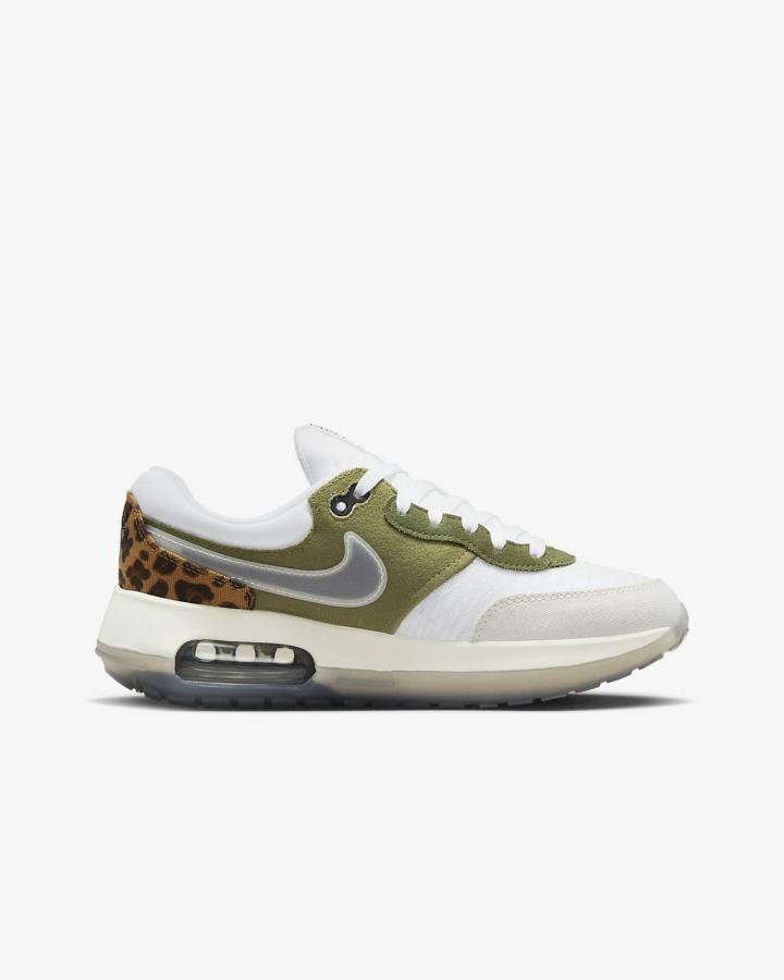 Zapatillas Nike Air Max Motif Next Nature Kids Niña Blancas Verde Negras | BKOGL-1395