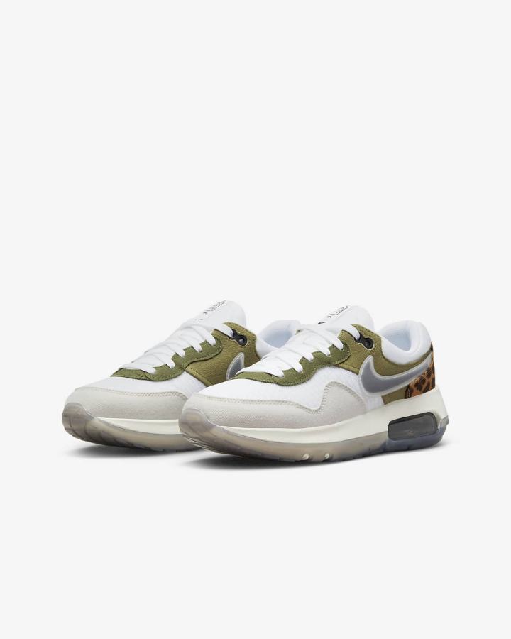 Zapatillas Nike Air Max Motif Next Nature Kids Niña Blancas Verde Negras | BKOGL-1395