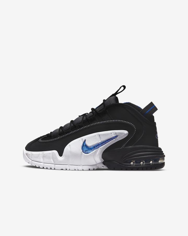 Zapatillas Nike Air Max Penny Kids Niño Blancas Negras Azul Real | LFZDT-5106