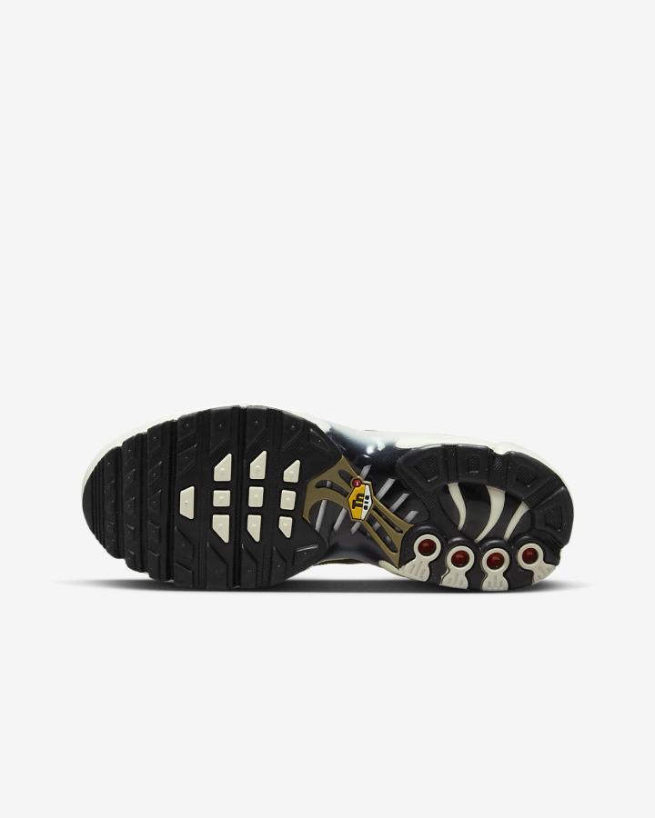 Zapatillas Nike Air Max Plus Kids Niña Blancas Verde Negras | SZROX-2196