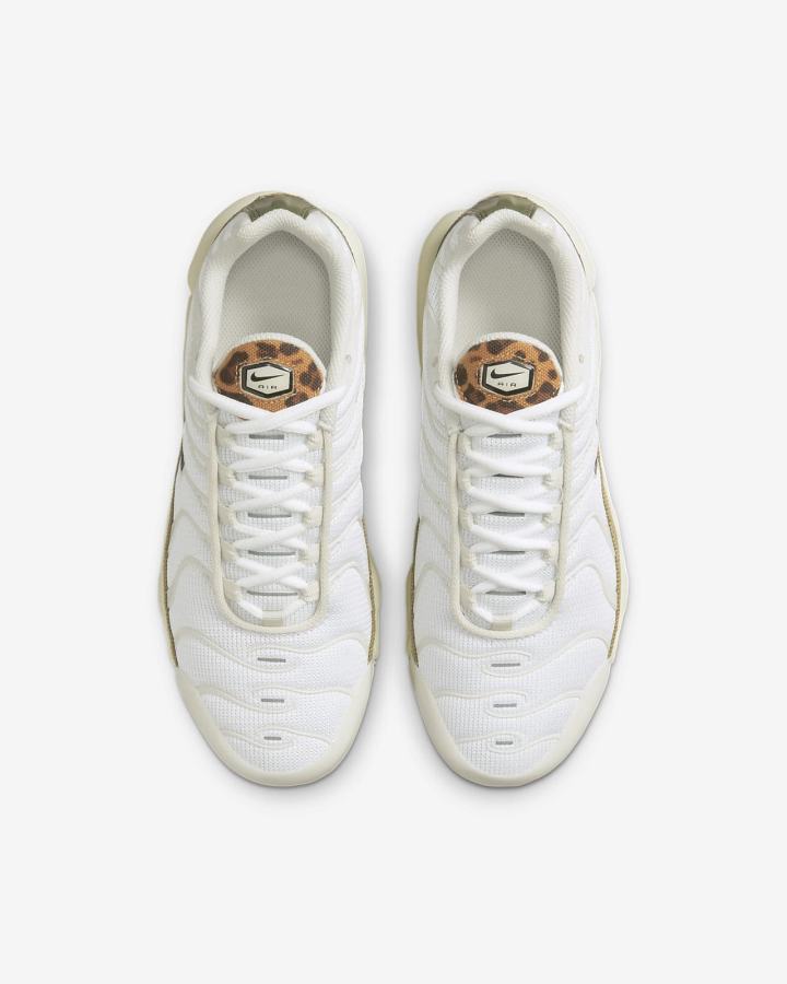 Zapatillas Nike Air Max Plus Kids Niña Blancas Verde Negras | SZROX-2196