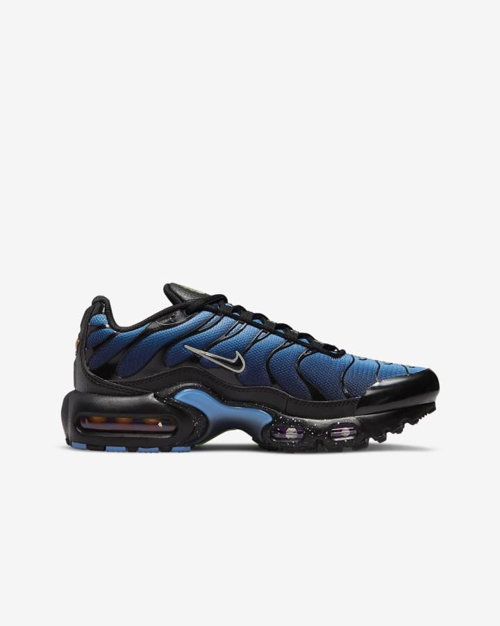 Zapatillas Nike Air Max Plus Kids Niña Negras Azules Burdeos Claro | IDHPB-4971