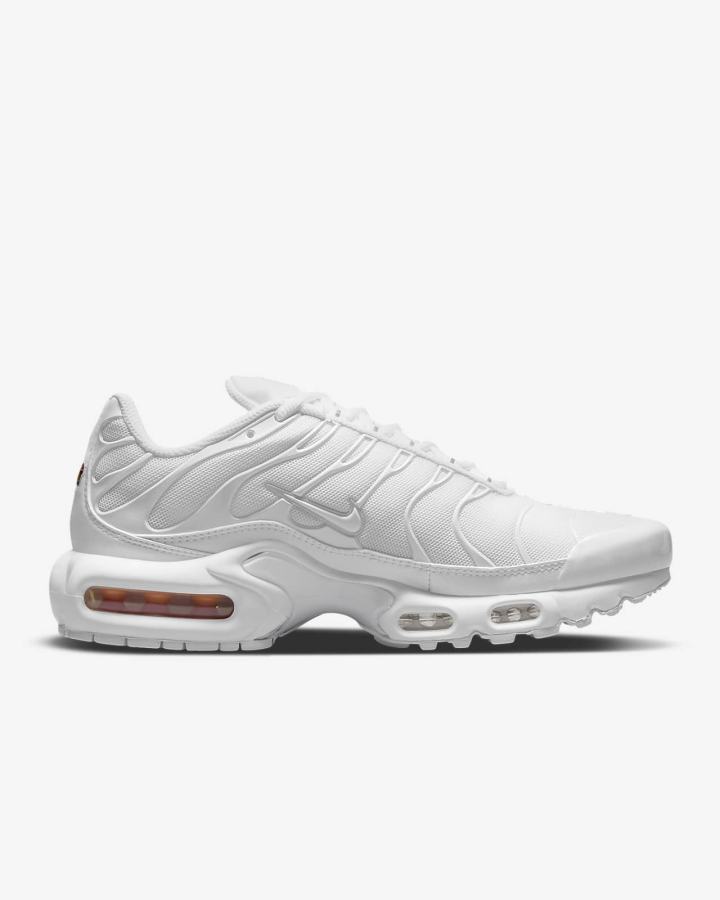Zapatillas Nike Air Max Plus Mujer Blancas Plateadas | ZMDOK-7850